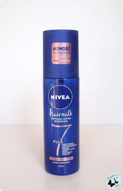 Moja recenzja - ekspresowa odżywka regenerująca do włosów Hairmilk z Nivea