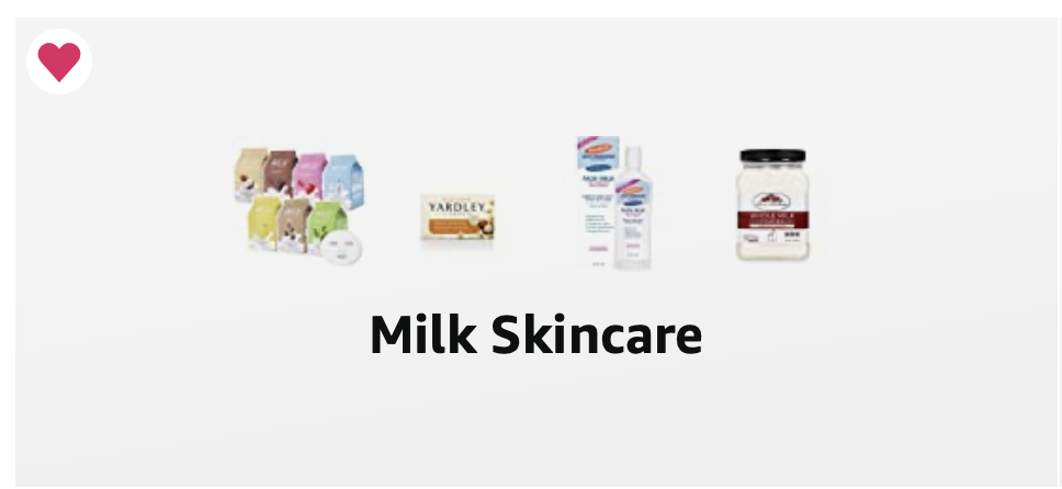 Milk skincare