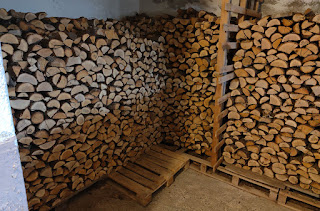 Lots of wood really well stacked