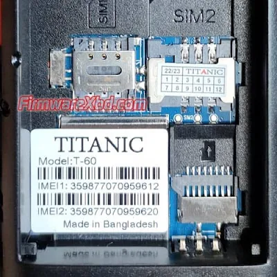 Titanic T-60 Flash File SC6531E