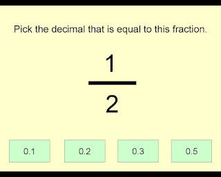 Convert 1/2 to a decimal © Katrena