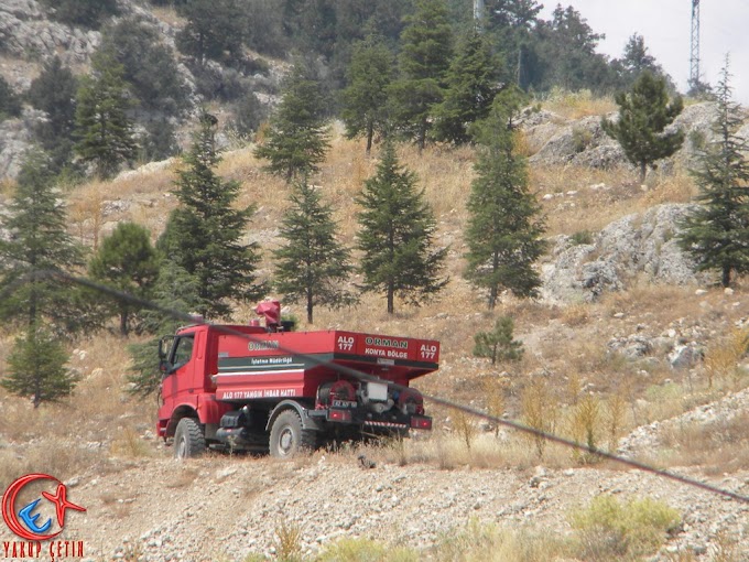 Bozkır Asartepe'de Yangın