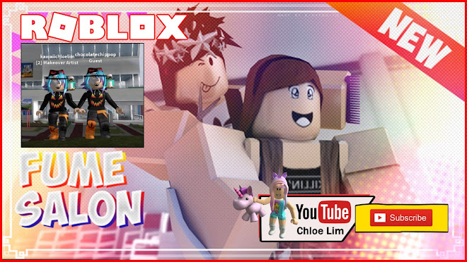 Chloe Tuber Roblox Fume Salon Gameplay Makeover To Become Twins - a roblox makeover youtube