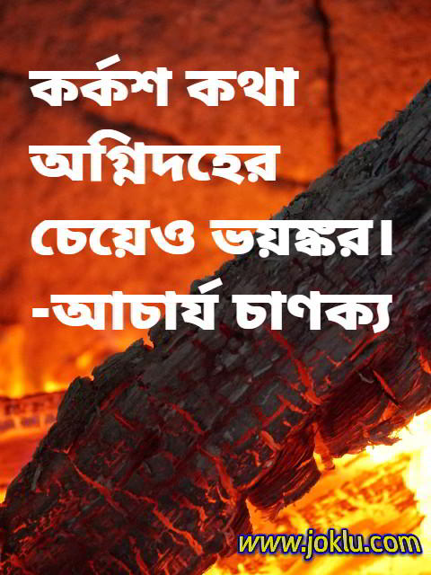 Something more dangerous than fire Bengali quote by Chanakya