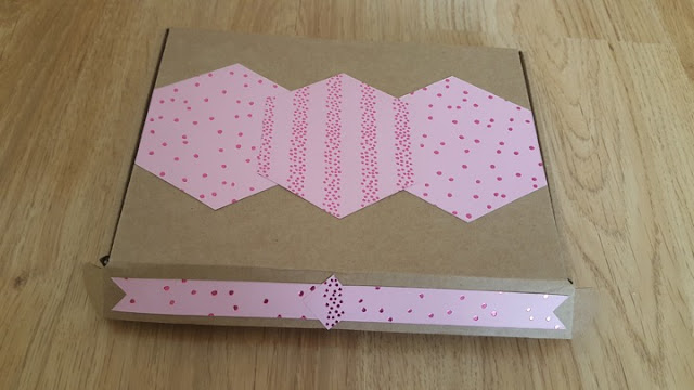 Pretty in pink: upcycled gift package