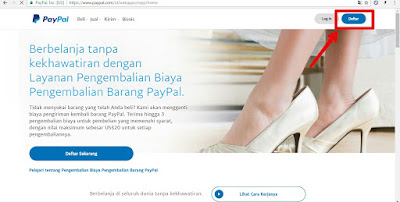 Cara Daftar dan Membuat Akun Paypal