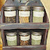 Hand-Done Wooden Prim Spices & Drieds Rack