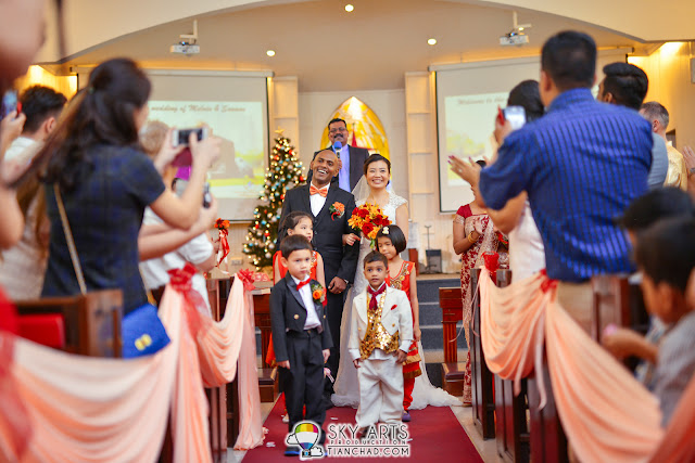 Wedding Photography in Penang Trinity Methodist Church