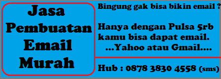 Jasa Pembuatan Email Murah Hub:0878 3830 4558