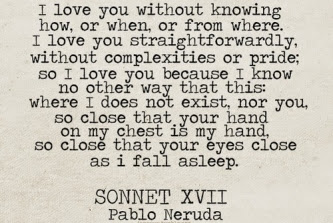 Pablo Neruda writes about Love