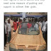 Amazing:A Nigerian invent a wooden car