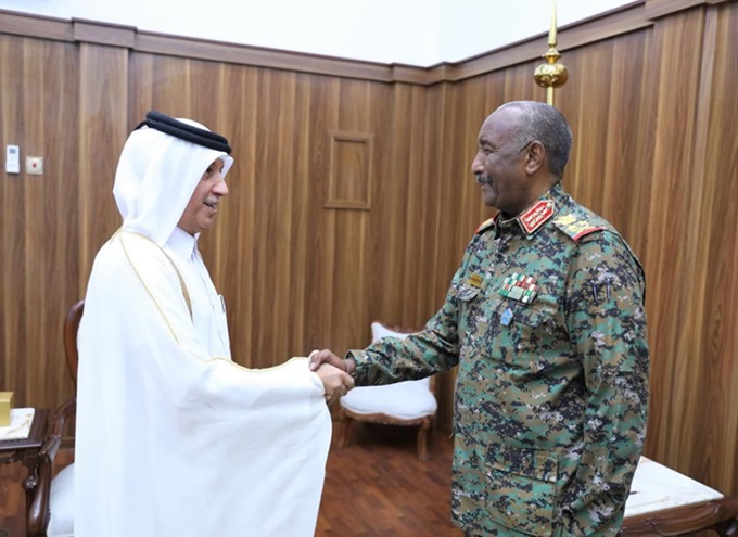 البرهان يشيد بمواقف قطر المساندة للشعب السوداني