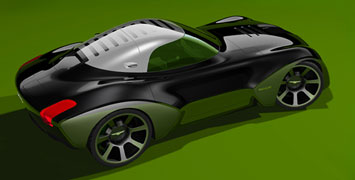 Paulin VR concept car futuristic for future