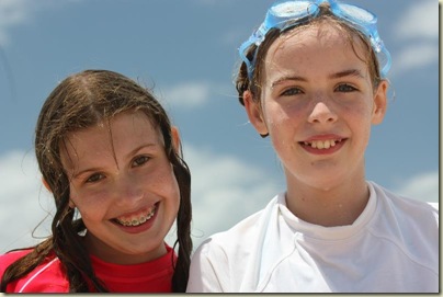 Sophie and Laura at Bronte Beach
