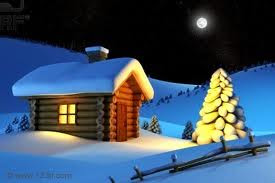 Christmas Snow House Desktop Wallpapers