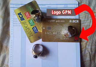 Kartu ATM BCA yang baru dengan logo GPN