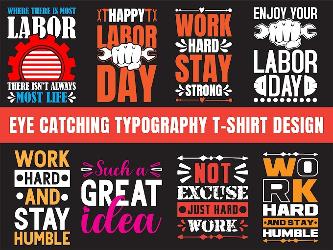Most popular typography t-shirt design