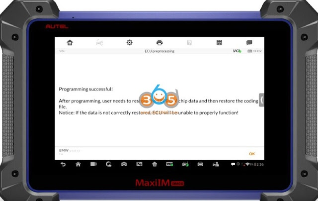 Solve Autel IM608 BMW FEM All Keys Lost Car Not Start 4