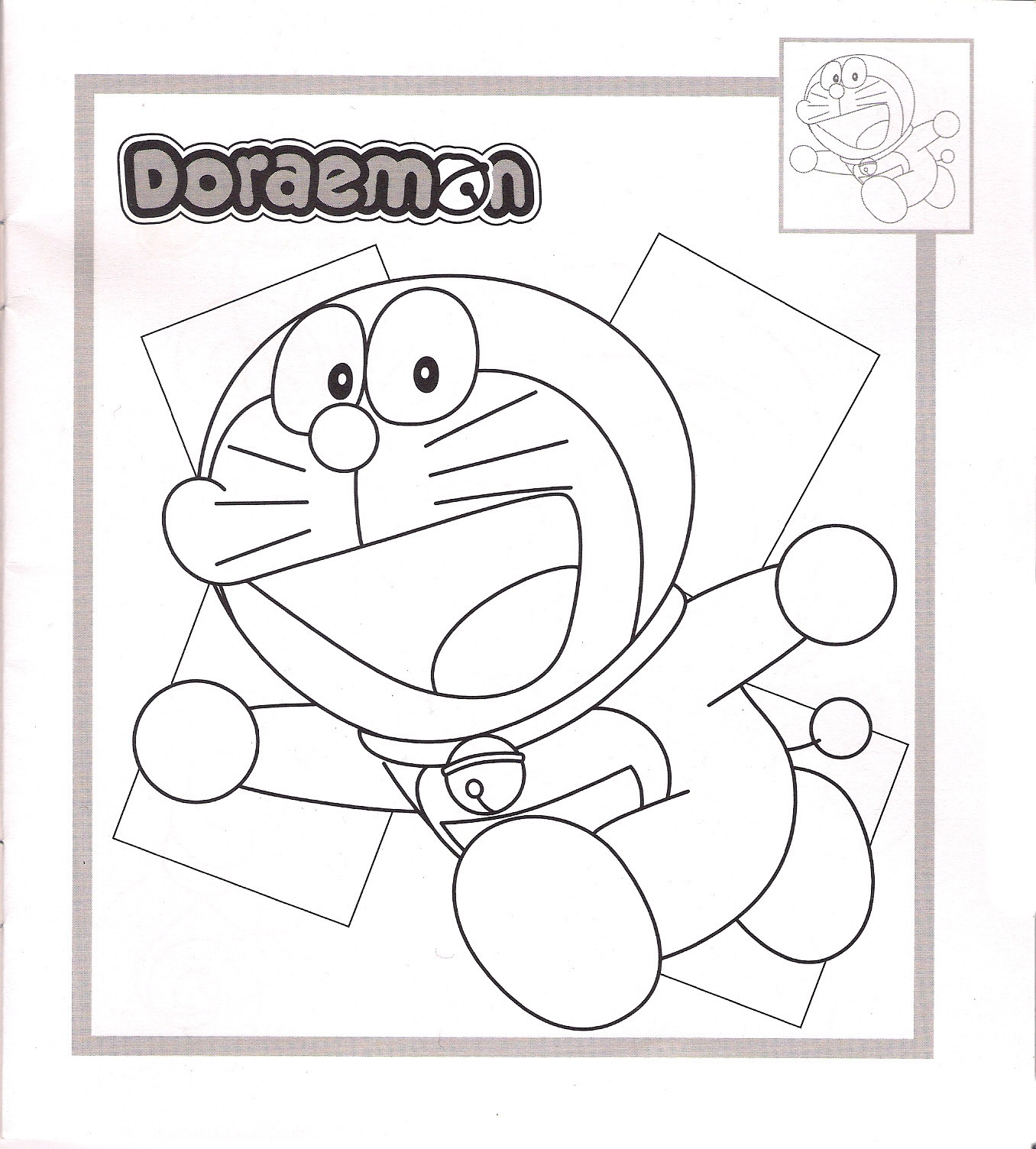 Doraemon 6 Gambar Mewarna