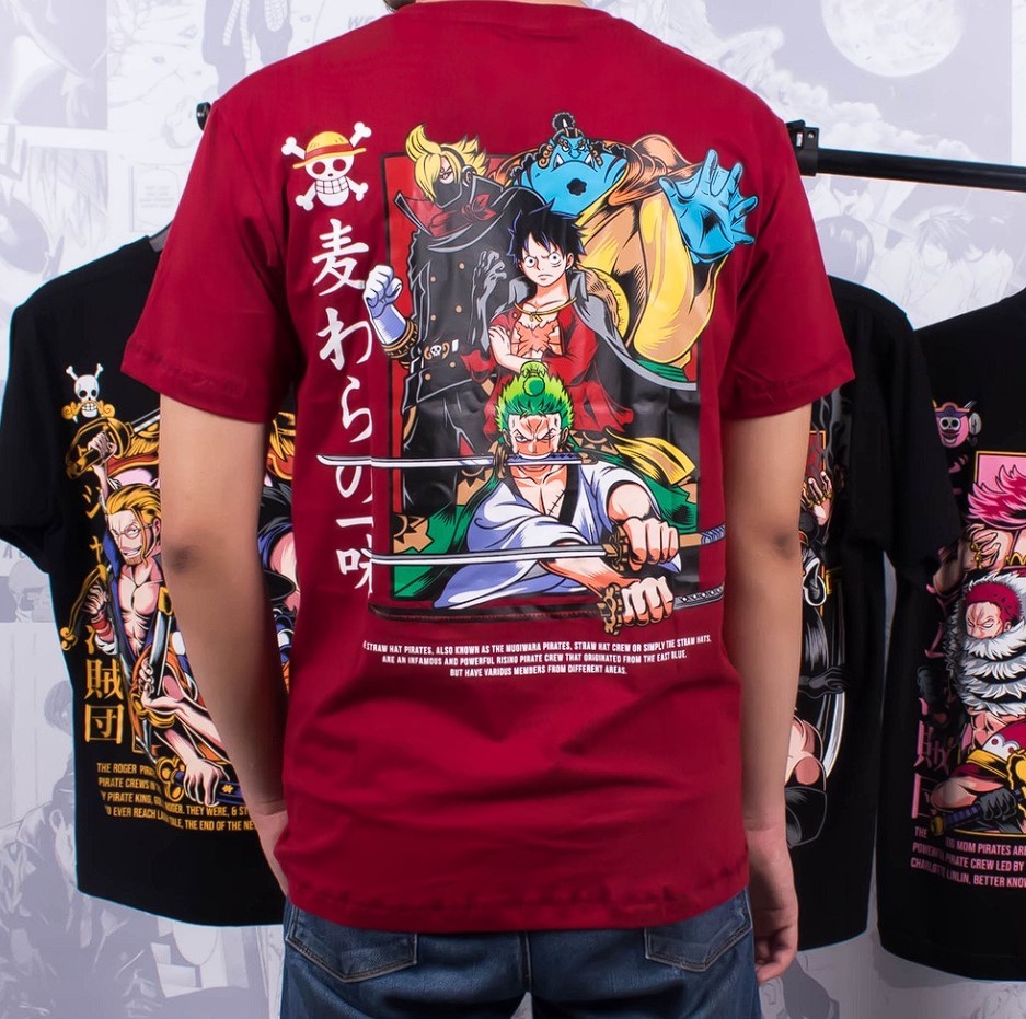 Kaos Top Fighters Mugiwara Monkey D. Luffy