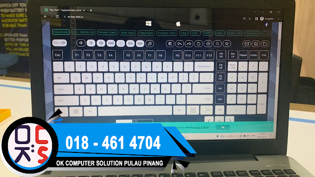 SOLVED : KEDAI LAPTOP SIMPANG AMPATI | LAPTOP ASUS A555L | KEYBOARD AUTO TYPING | NEW KEYBOARD REPLACEMENT