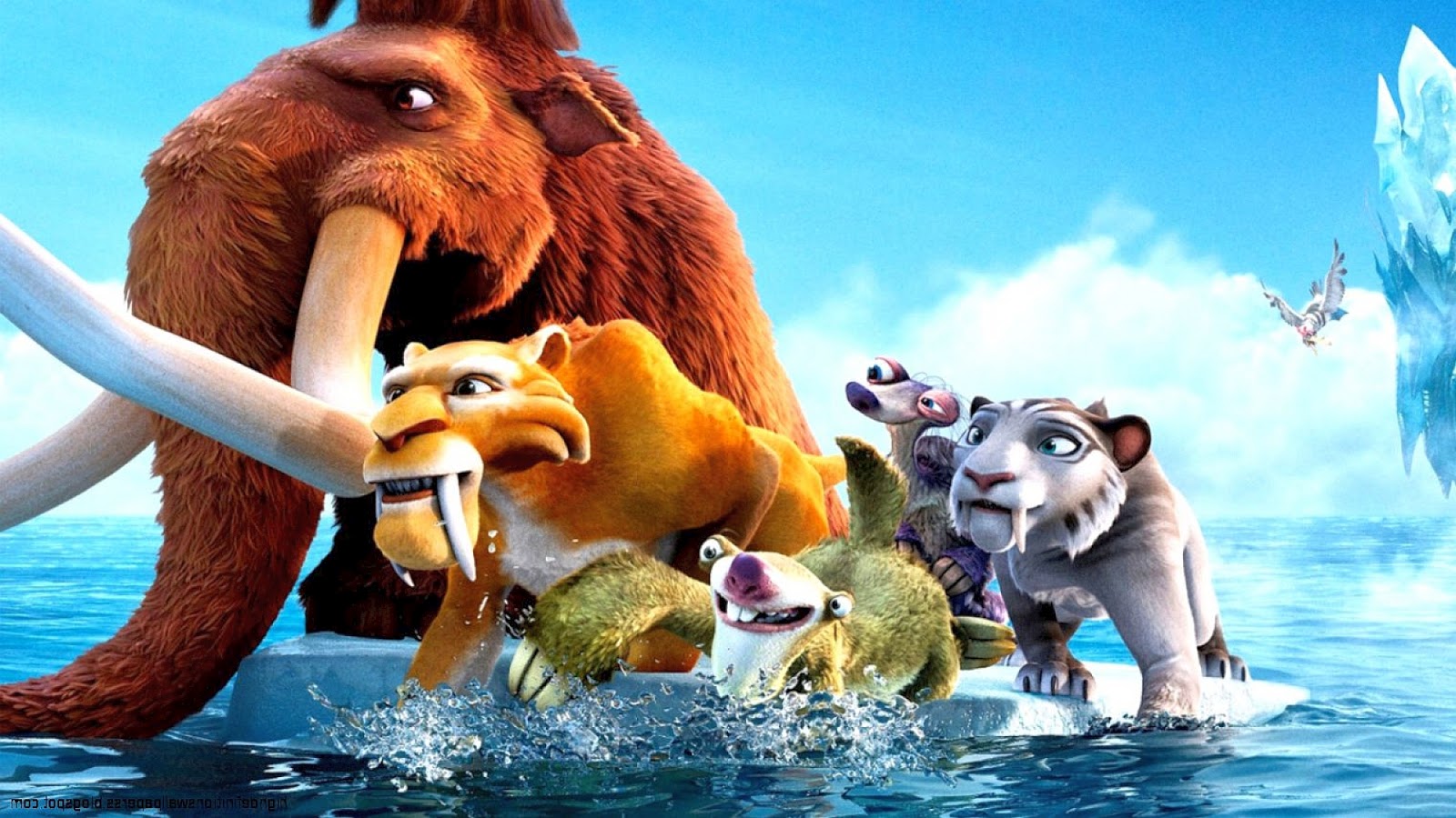 WALLPAPER KARTUN FILM ICE AGE Gambar Kartun Lucu Dan Wallpaper