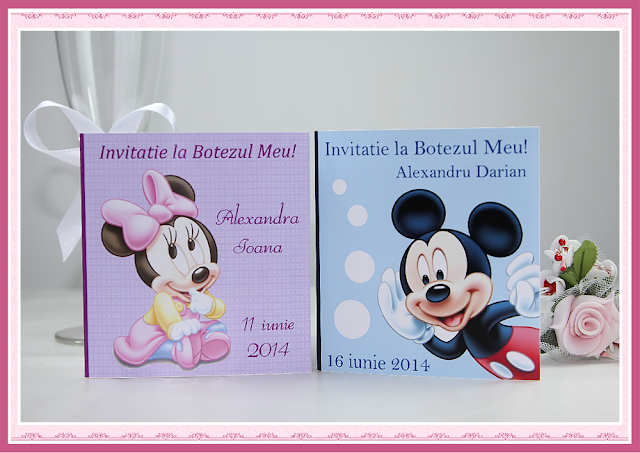 invitatii botez patrate