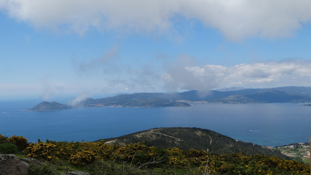 Vistas desde el monte Enxa en Porto do Son