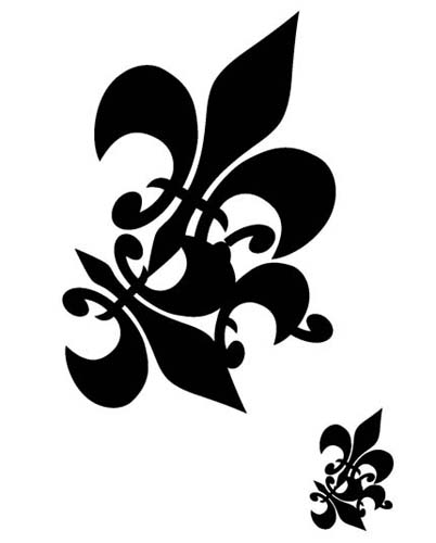 Fleur De Lis Tattoos Designs For Women Leaftattoocom 402x500px