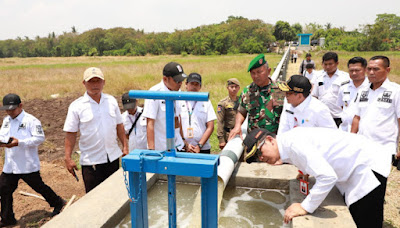 Pj Bupati Tangerang Resmikan Daerah Irigasi di Kecamatan Kemiri