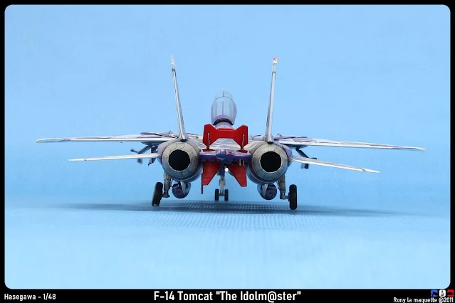 Maquette du F-14A Tomcat Idolmaster d'Hasegawa au 1/48.