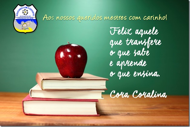 FELIZ DIA DOS PROFESSORES