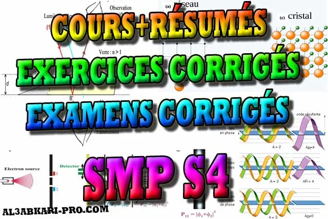 SMP S4 , Electronique de Base, Optique physique, électricité 3, Cristallographie Géométrique et Cristallochimie, Mécanique quantique 1, Informatique, Faculté, Science, Université, Faculté des Sciences