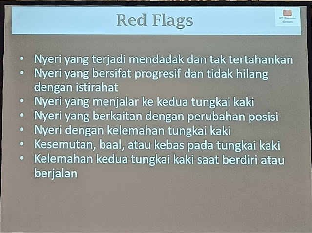 Red flags saraf kejepit