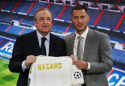 Hazard told Real Madrid fans during his official unveiling