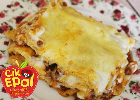 Cik Epal: Resepi : Lasagna Sedap ! ( Step by step)