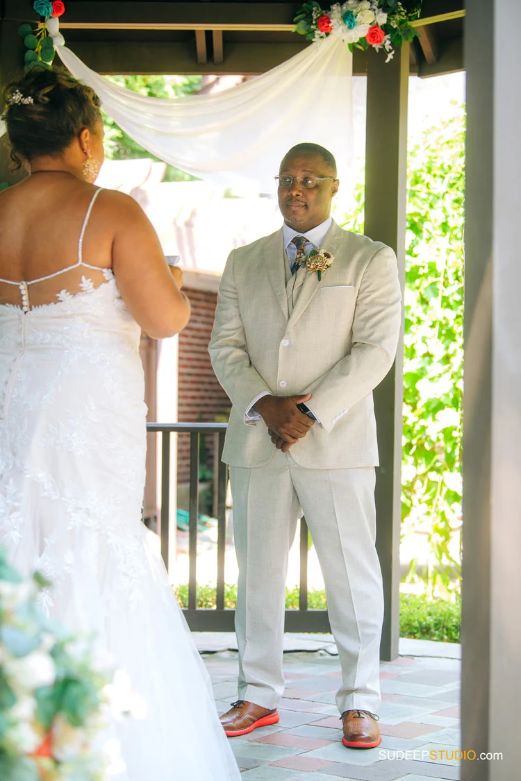 Ann Arbor Stone Chalet Inn Wedding Photography Outdoor Ceremony by SudeepStudio.com Ann Arbor Detroit Michigan Wedding Photographer