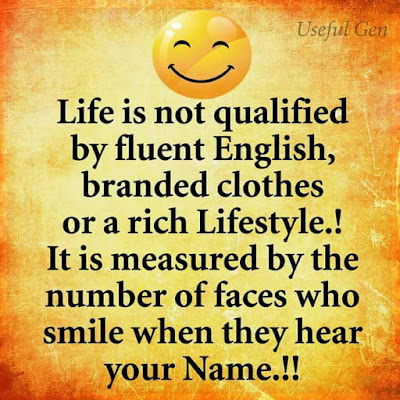  Life  is not qualified by fluent English  Inspirational 