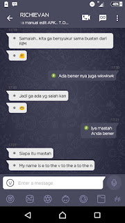 BBM Dark Navy2 3.0.1.25 Apk 