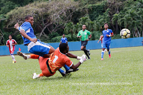 juego amistoso de fútbol, categoría sub-20, entre las selecciones de Cuba y República Dominicana, en el estadio Pedro Marrero, en La Habana, el 28 de noviembre de 2017.