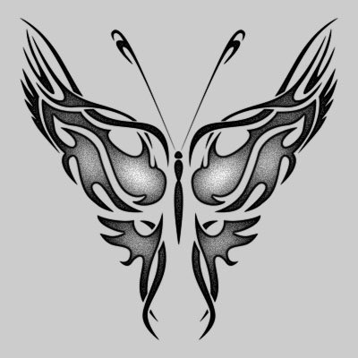 Tribal Vector Butterfly