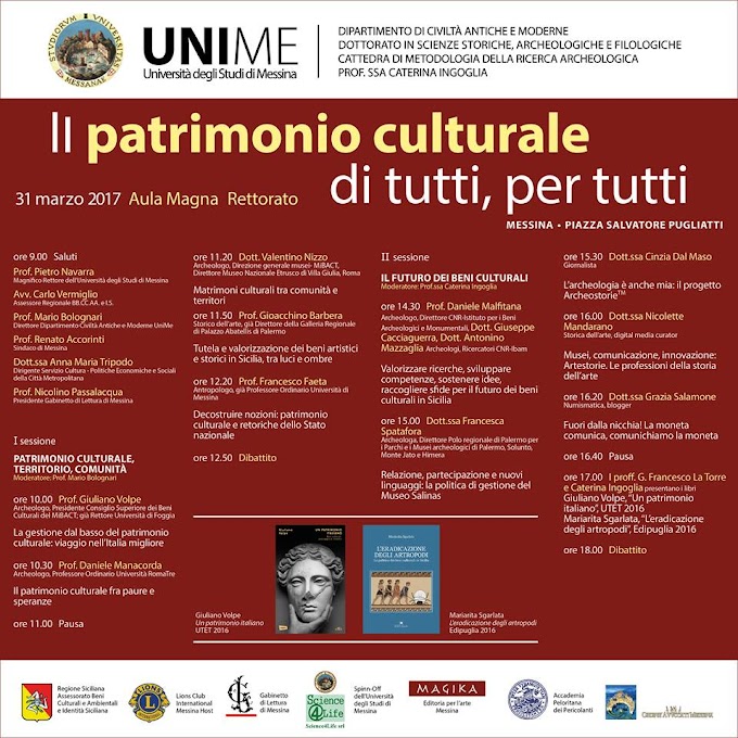 IL PATRIMONIO CULTURALE DI TUTTI, PER TUTTI