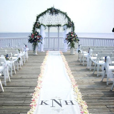 Wedding Aisle Decoration certain or rules set by the church regarding 