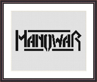 Manowar cross stitch pattern - Tango Stitch