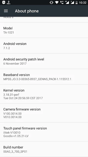 Nokia 6 TA-1021 not eligible for Android Oreo Beta Program