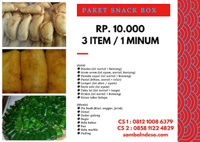 harga snack box tangerang selatan