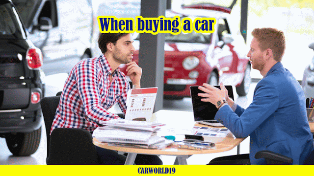 Checklist: When buying a car!