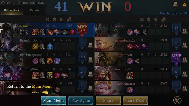 cheat mod aov kebal