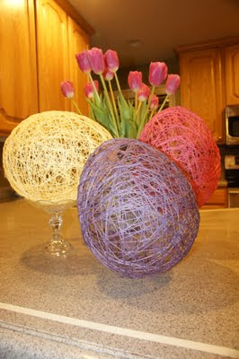 Balloon Yarn Easter Baskets3