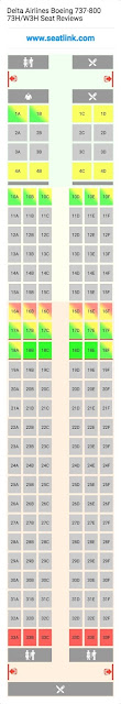 Delta Airlines Boeing 737 800 73H W3H Seating Chart, delta 737-800 seat map, delta 737-800 seating chart, delta boeing 737-800 seat map 